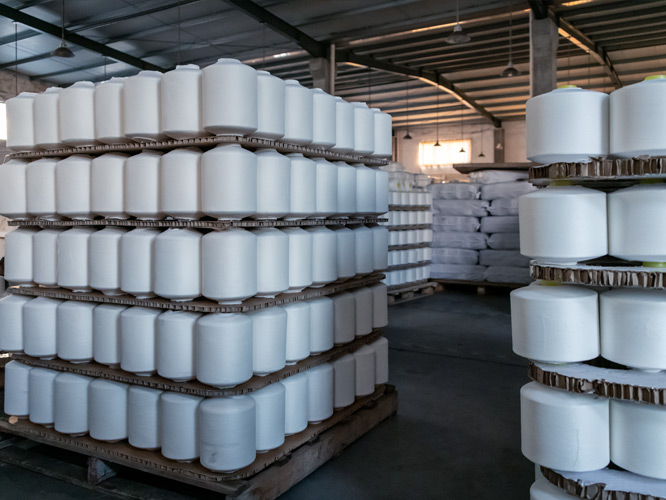 Raw material storage